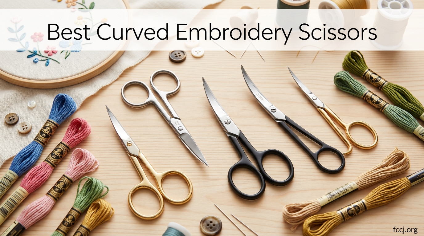 Best Curved Embroidery Scissors