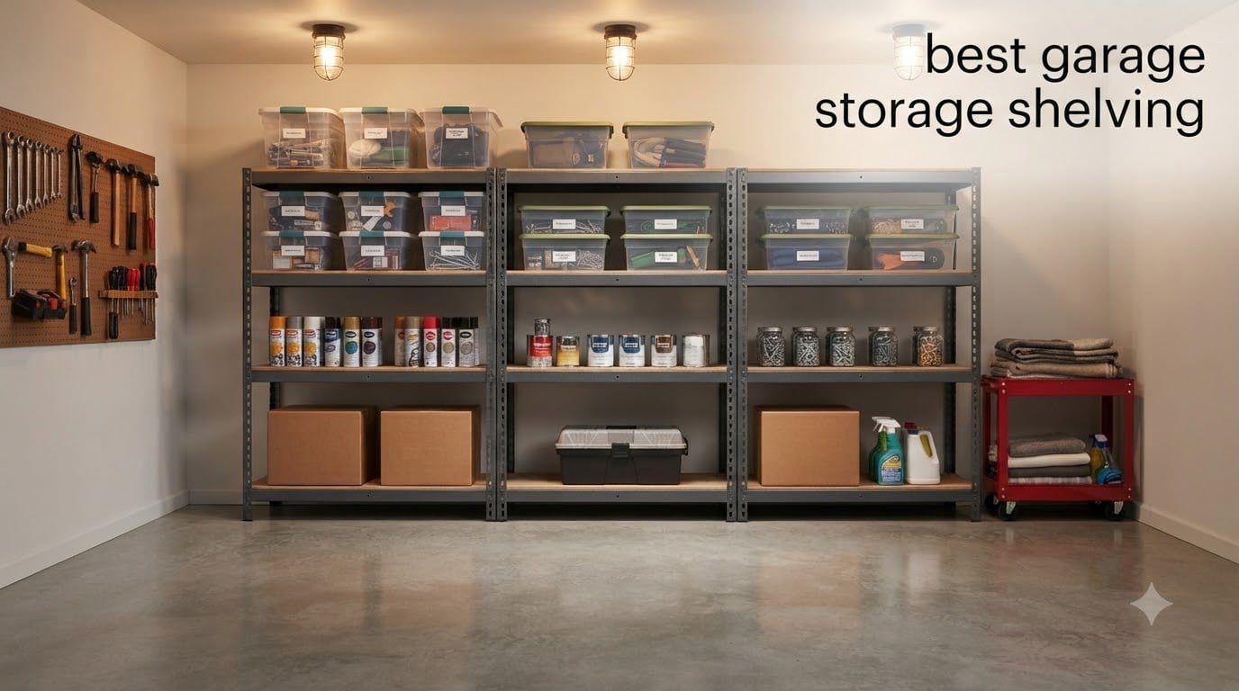 best garage storage shelving