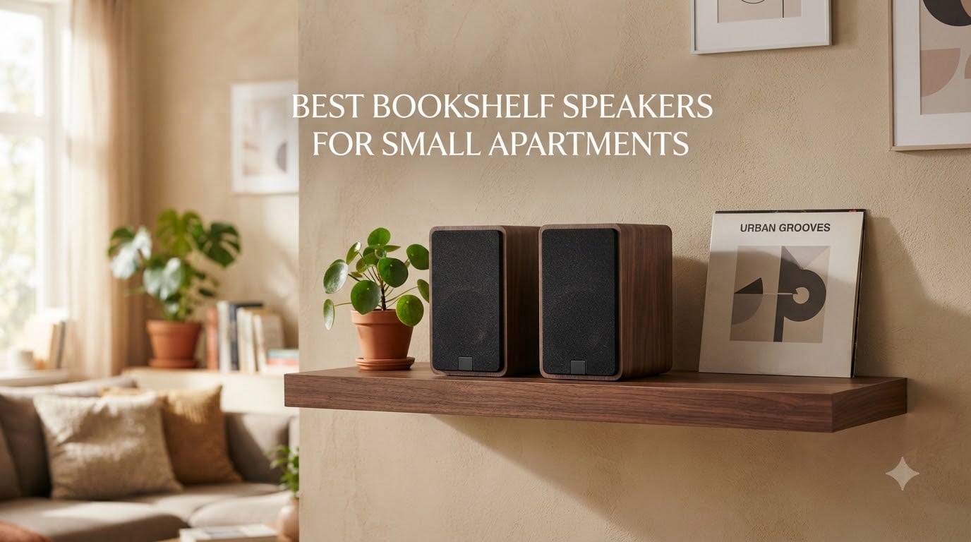best bookshelf speakers for small apartments