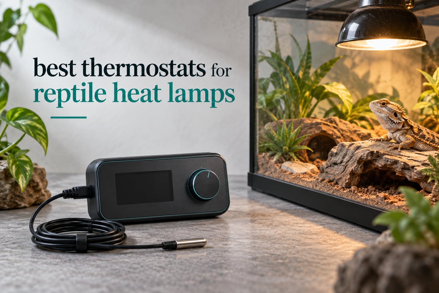 best thermostats for reptile heat lamps