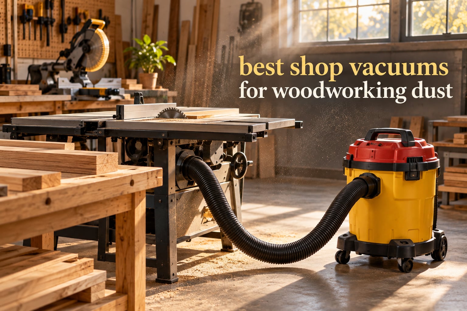 best shop vacuums for woodworking dust