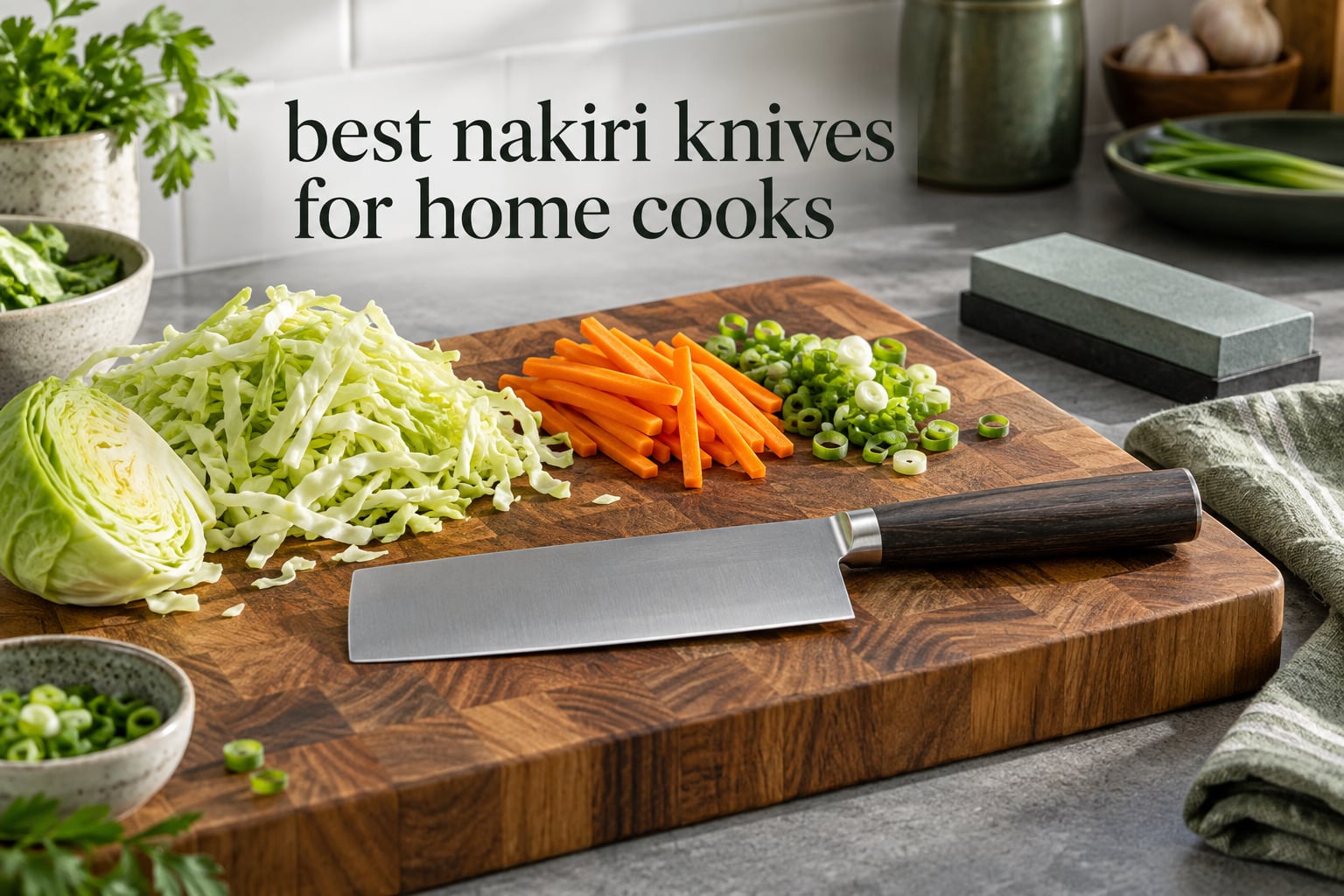 best nakiri knives for home cooks