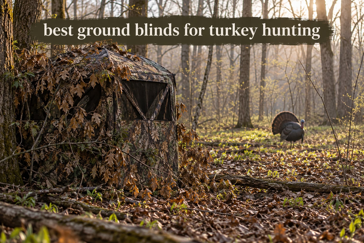 best ground blinds for turkey hunting