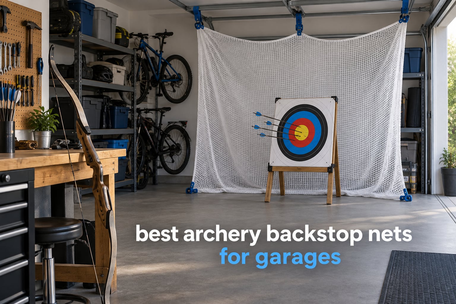 best archery backstop nets for garages