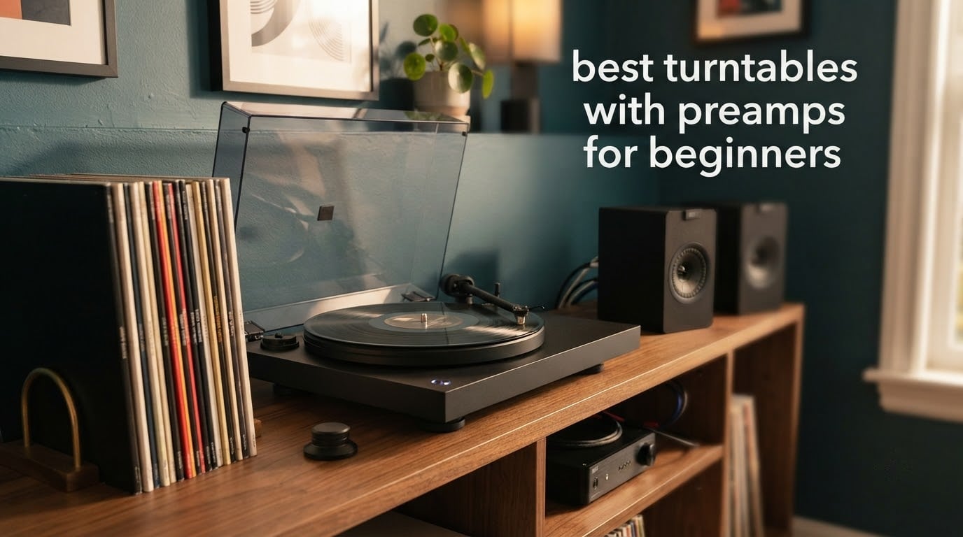 best turntables with preamps for beginners