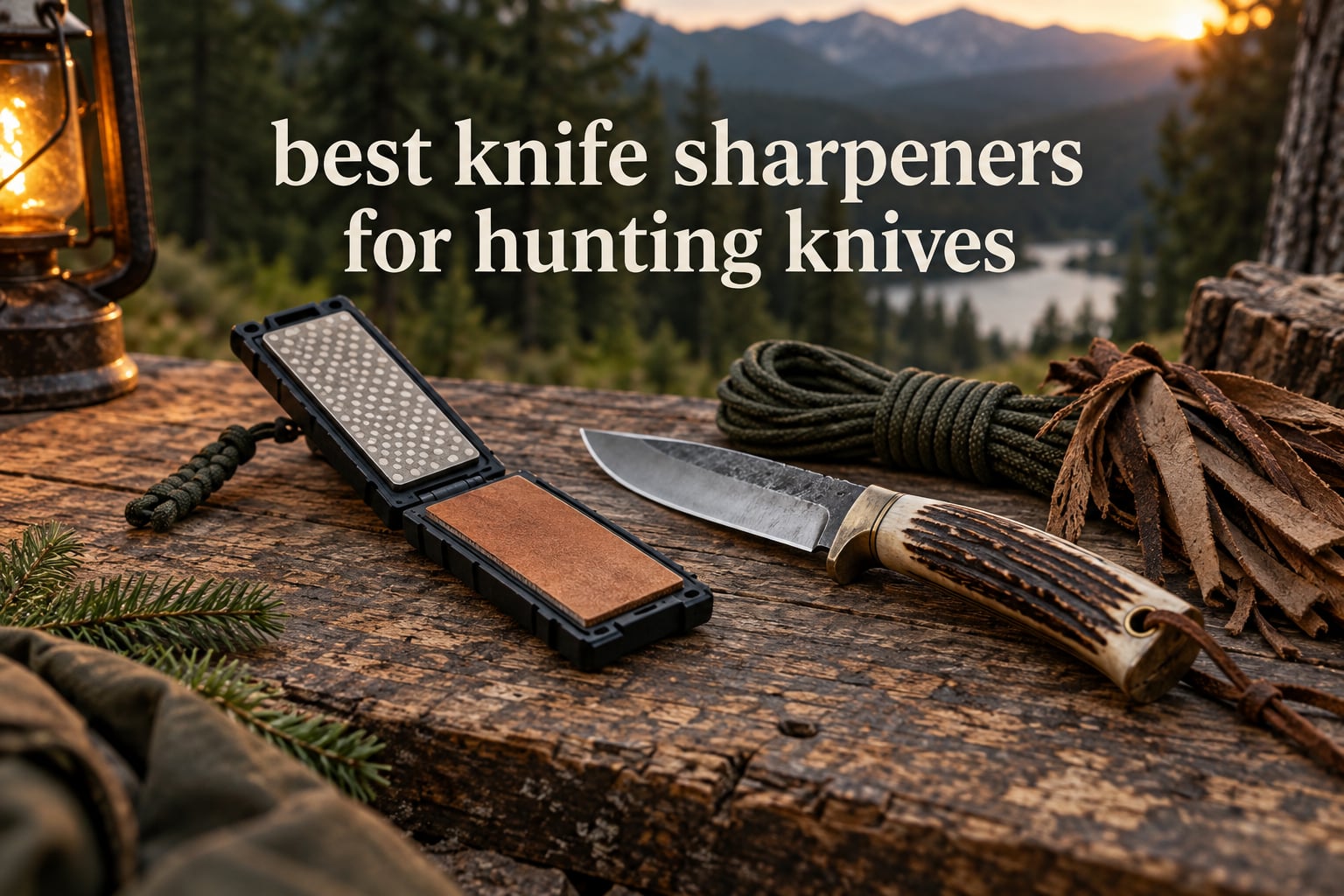 best knife sharpeners for hunting knives