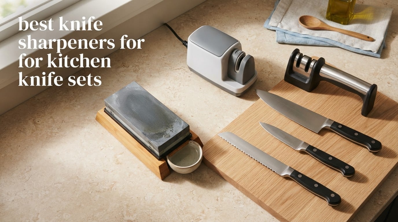 best knife sharpeners for kitchen knife sets